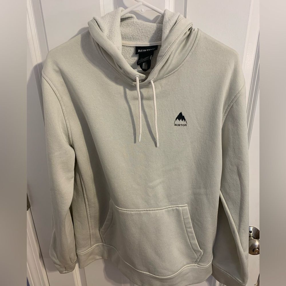 Burton Mountain XL hoodie cream sweatshirt unisex style